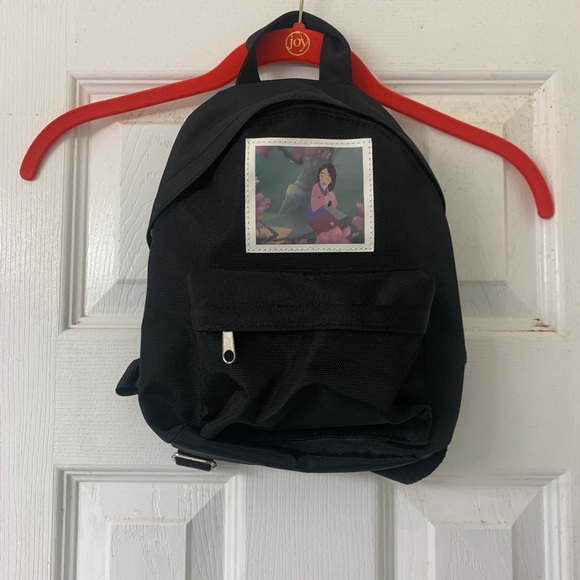 Black Mini Mulan Backpack - Picture 1 of 9